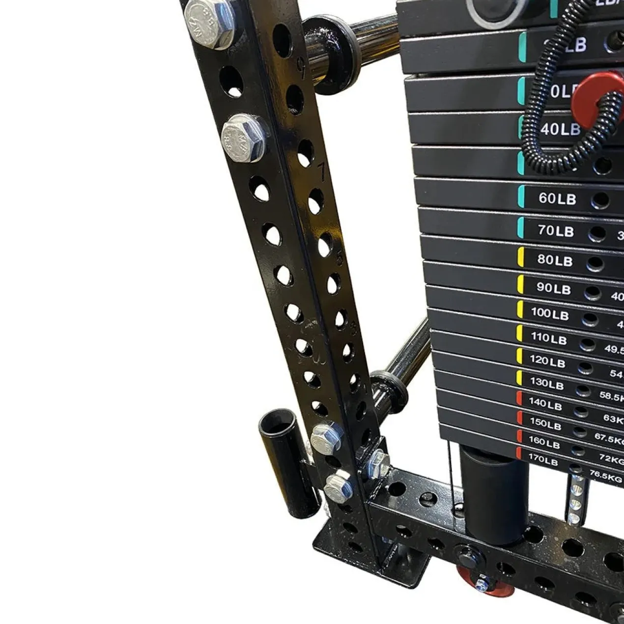 Warrior 3.5 Cable Crossover Pulley Power Rack Gym System w/ Lat Pulldown (Optional Counterbalance Smith) (🧨JULY 4th SALE)