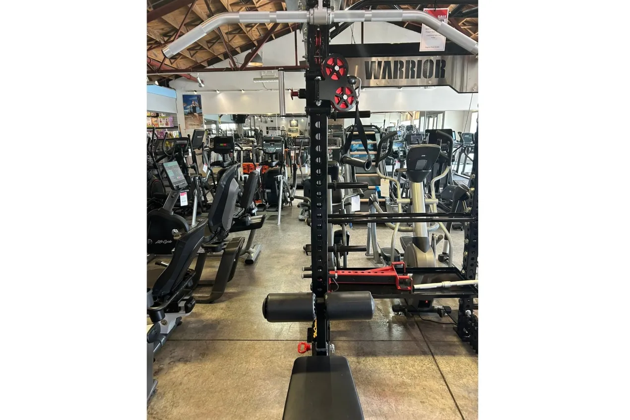 Warrior 3.0 Cable Crossover Pulley Power Rack Gym System w/ Lat Pulldown (🧨JULY 4th SALE)