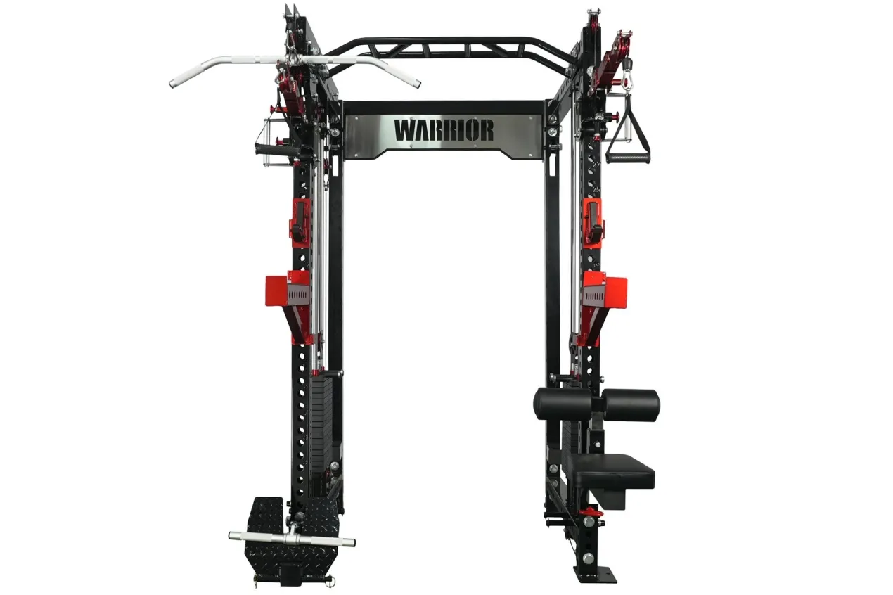 Warrior 3.0 Cable Crossover Pulley Power Rack Gym System w/ Lat Pulldown (🧨JULY 4th SALE)
