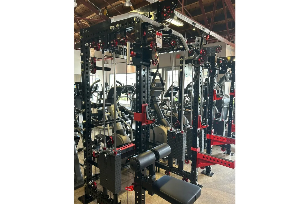Warrior 3.0 Cable Crossover Pulley Power Rack Gym System w/ Lat Pulldown (🧨JULY 4th SALE)