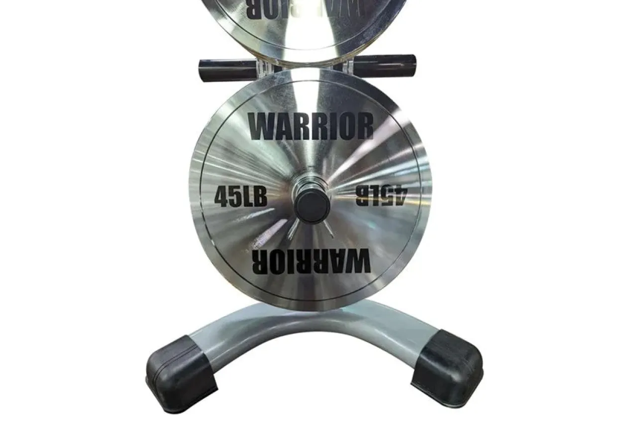 Warrior Chrome Olympic Weight Plates (230lb Set)