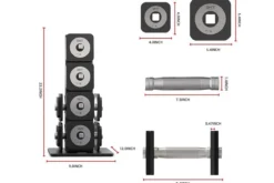 Warrior D22.5 Adjustable Dumbbells (SALE)