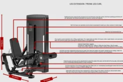 Warrior Deluxe Commercial Series Leg Extension/Prone Leg Curl (🧨JULY 4th SALE - Extra 5%)