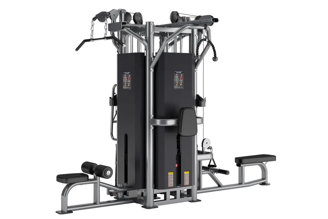 Warrior Deluxe Commercial Series 4-Stack Multi-Station Gym (🧨JULY 4th SALE - Extra 5%)