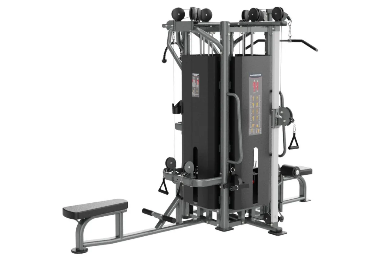 Warrior Deluxe Commercial Series 4-Stack Multi-Station Gym (🧨JULY 4th SALE - Extra 5%)