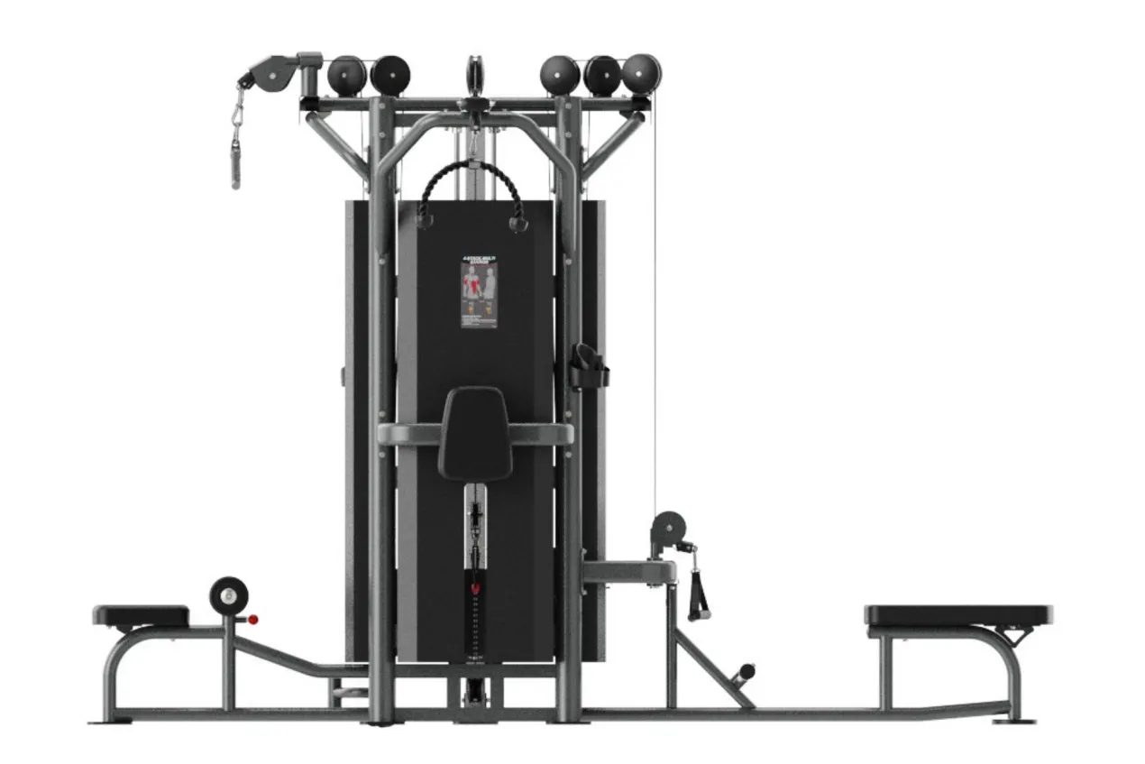 Warrior Deluxe Commercial Series 4-Stack Multi-Station Gym (🧨JULY 4th SALE - Extra 5%)