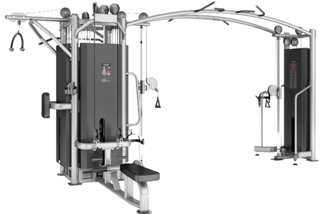Warrior Deluxe Commercial Series 5-Stack Multi-Station Gym (🧨JULY 4th SALE - Extra 5%)
