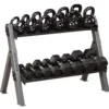 Warrior Dual Dumbbell & Kettlebell Rack
