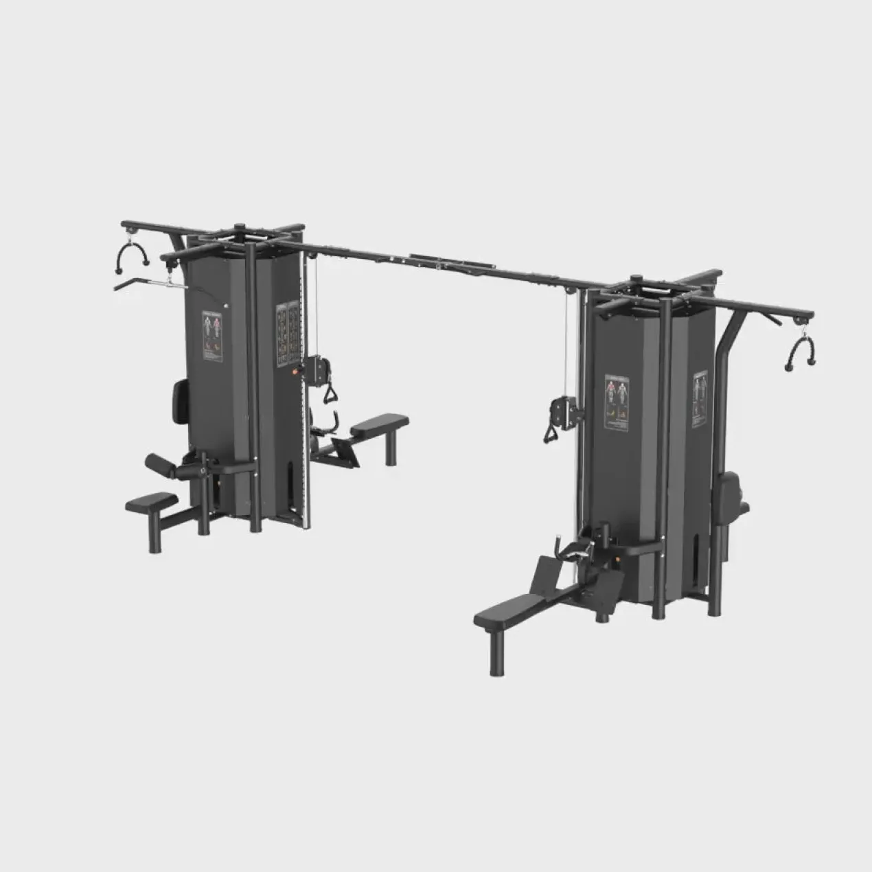 Warrior Elite Commercial Series 8-Stack Multi-Station Gym (🧨JULY 4th SALE - Extra 5%)