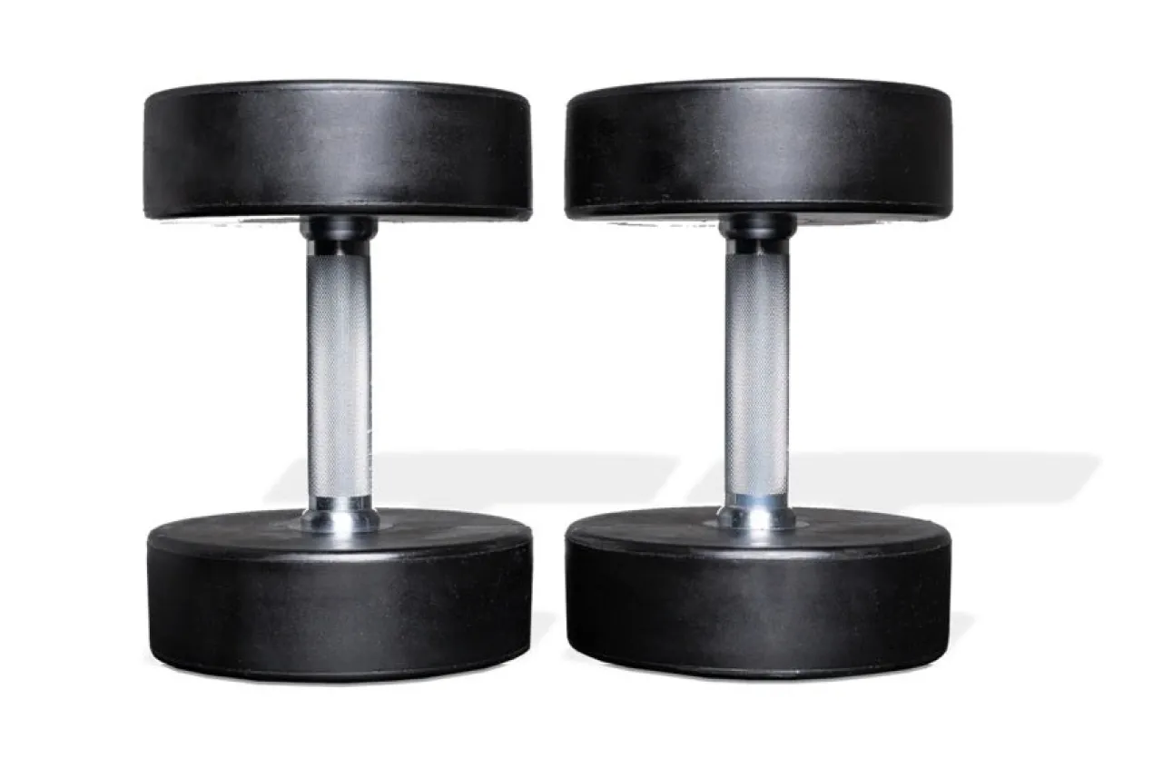 Warrior Elite Urethane Pro-Style Dumbbell Sets (5-50lbs & Up) (🧨JULY 4th SALE)
