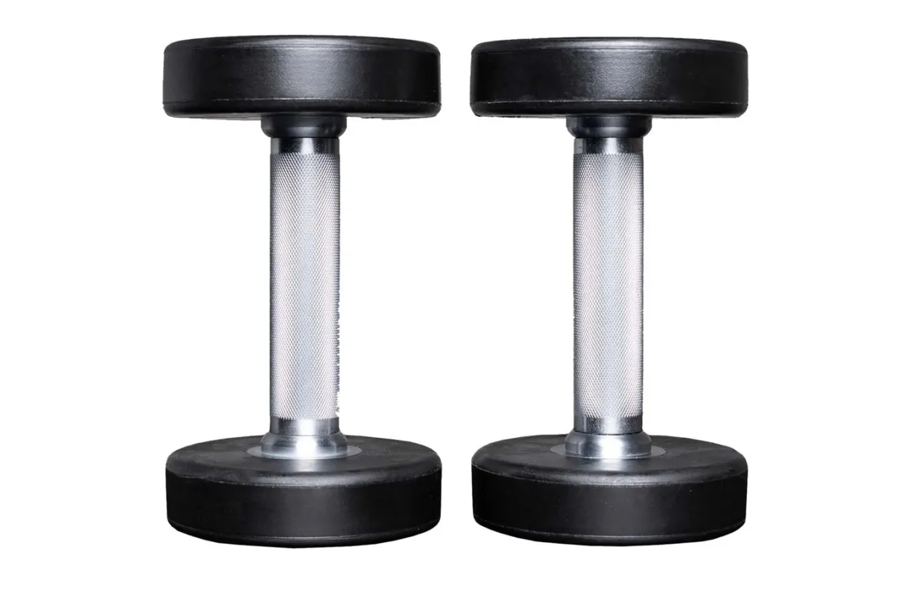 Warrior Elite Urethane Pro-Style Dumbbell Sets (5-50lbs & Up) (🧨JULY 4th SALE)