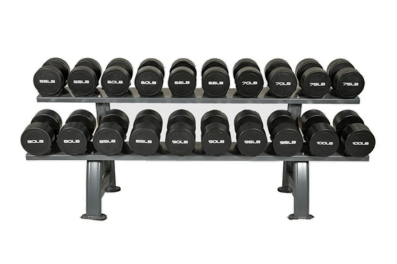 Warrior Elite Urethane Pro-Style Dumbbell Sets (5-50lbs & Up) (🧨JULY 4th SALE)