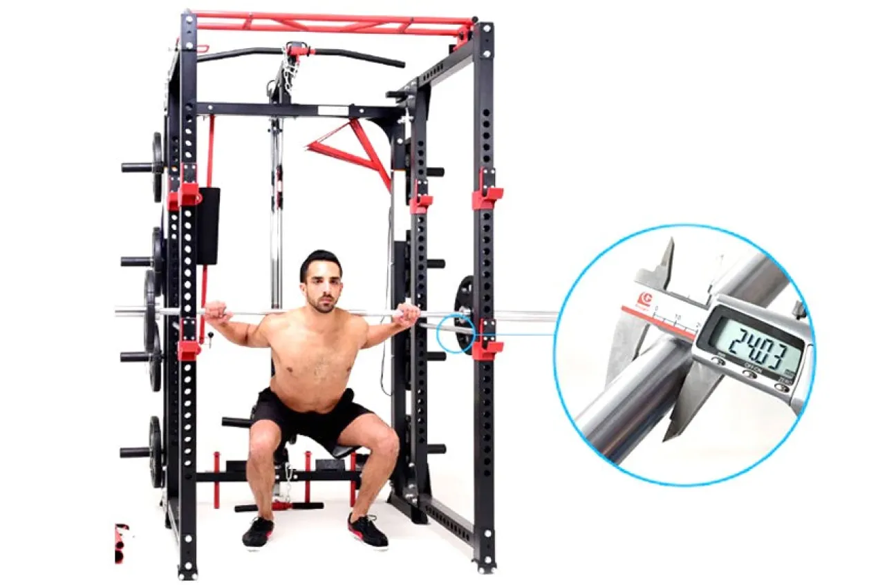 Warrior Freestanding Folding Cable Pulley Power Rack