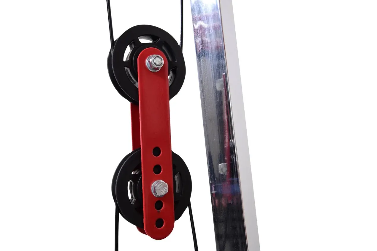 Warrior Freestanding Folding Cable Pulley Power Rack