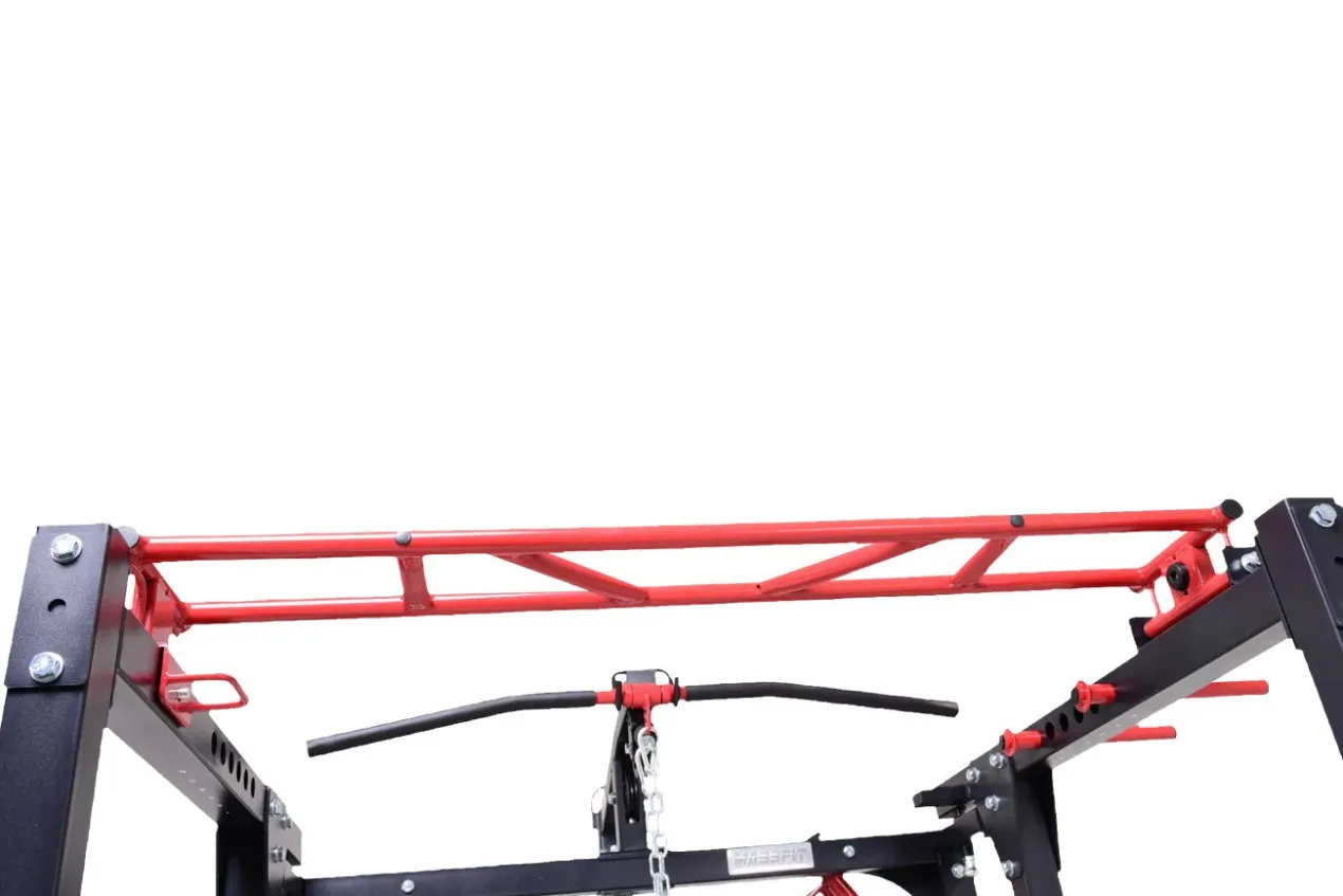 Warrior Freestanding Folding Cable Pulley Power Rack