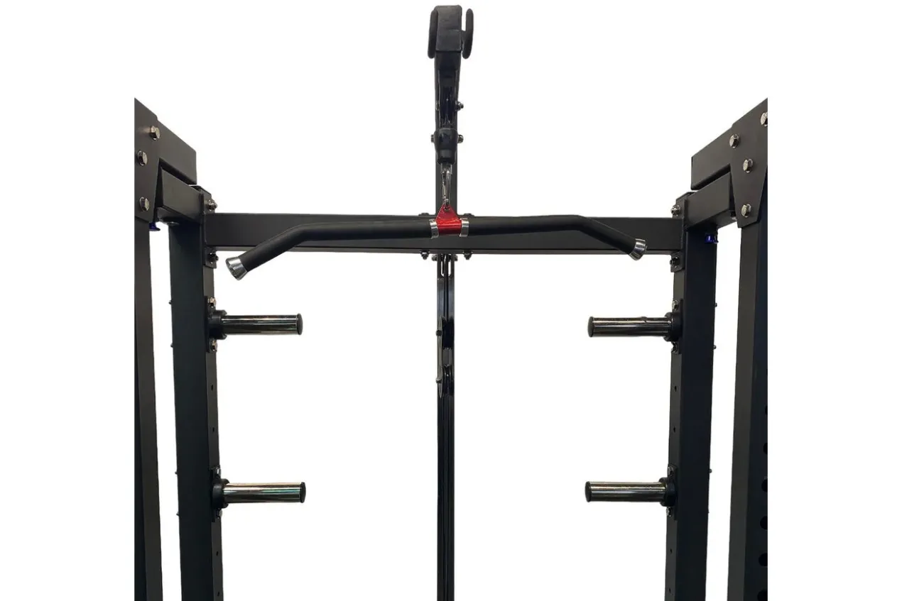 Warrior Freestanding Folding Cable Pulley Power Rack
