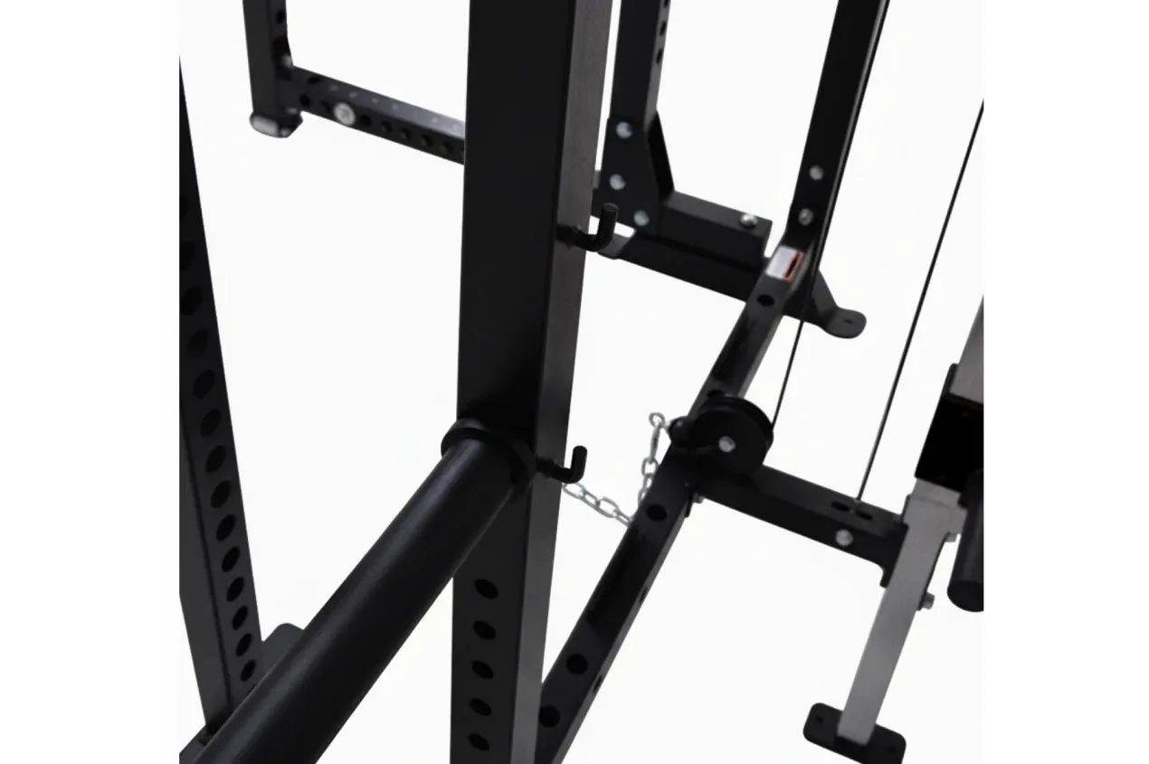 Warrior Freestanding Folding Cable Pulley Power Rack