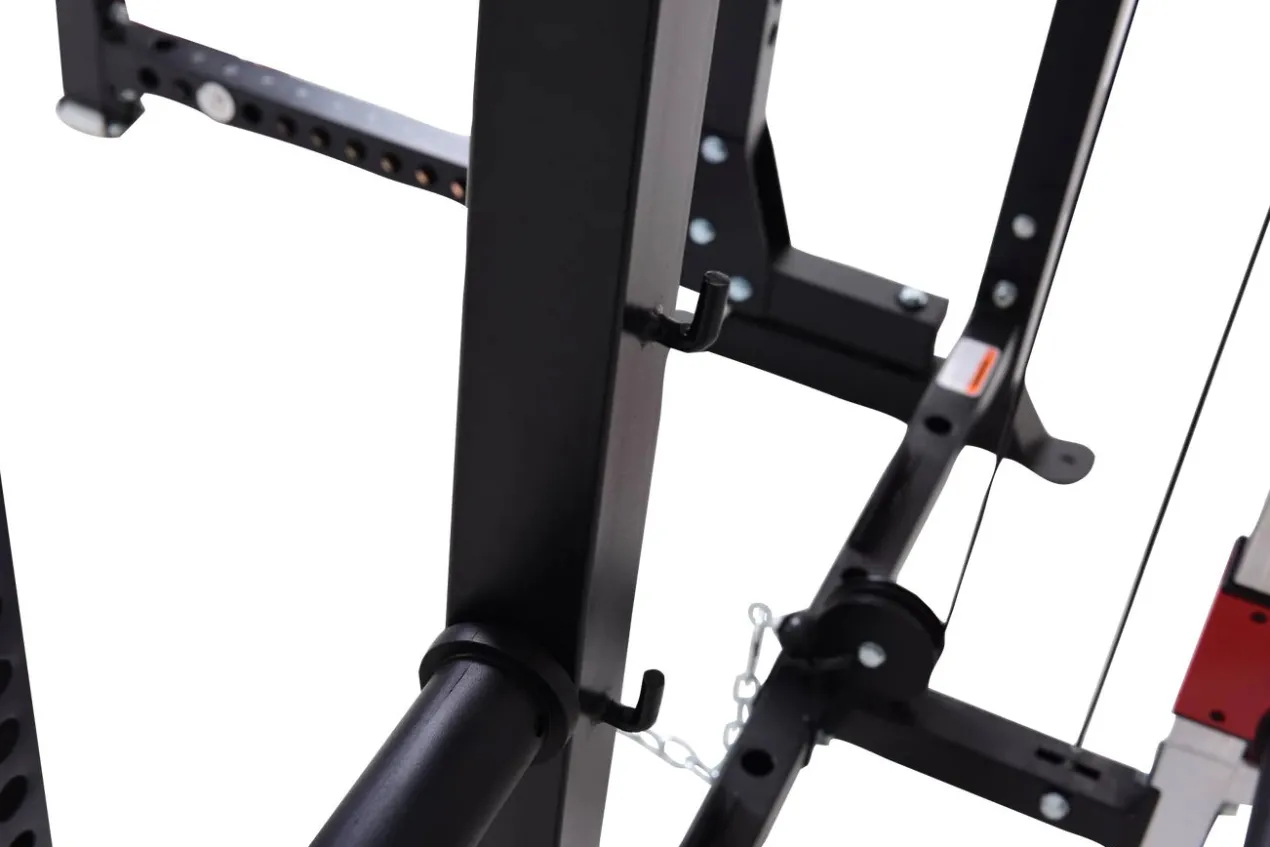 Warrior Freestanding Folding Cable Pulley Power Rack