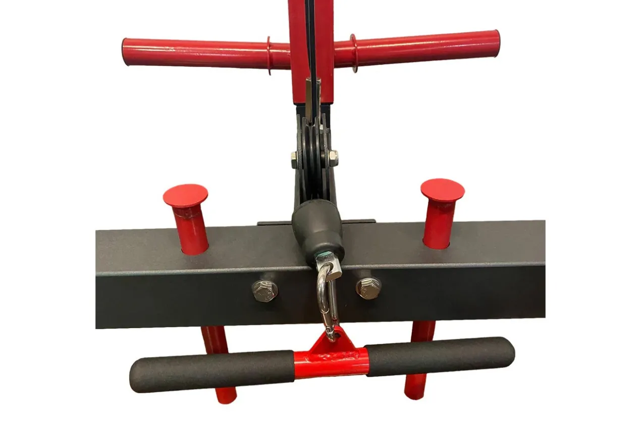 Warrior Freestanding Folding Cable Pulley Power Rack
