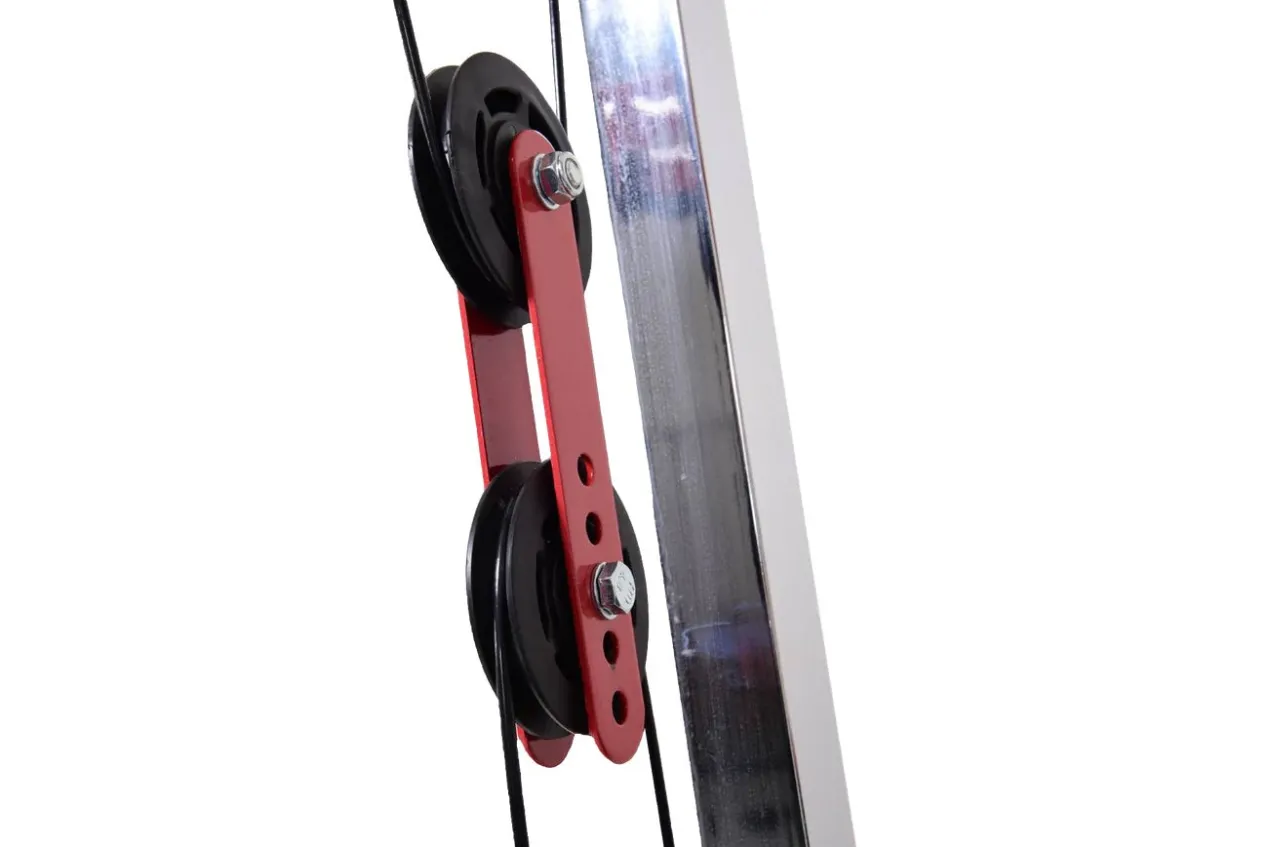 Warrior Freestanding Folding Cable Pulley Power Rack