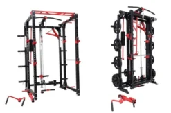 Warrior Freestanding Folding Cable Pulley Power Rack