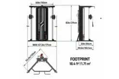Warrior FT900 Cable Pulley Functional Trainer Home Gym