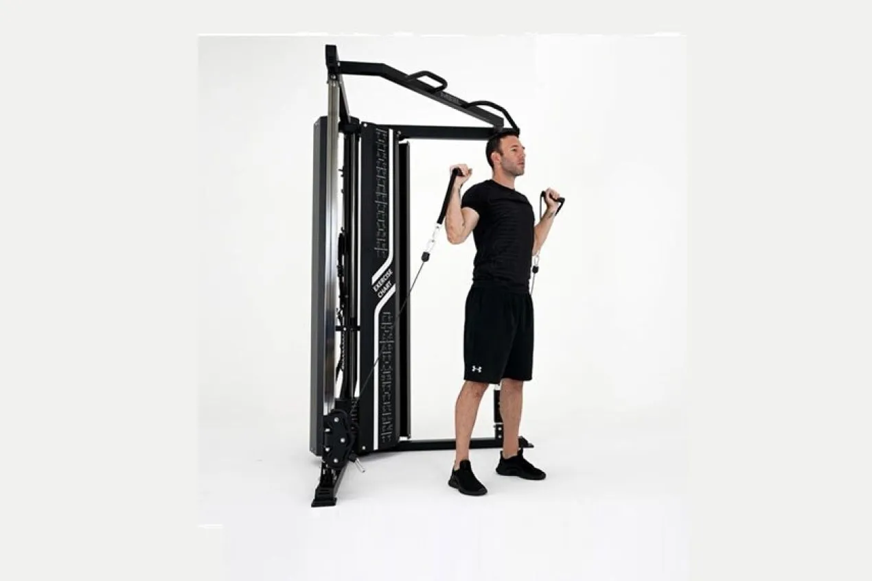 Warrior FT900 Cable Pulley Functional Trainer Home Gym