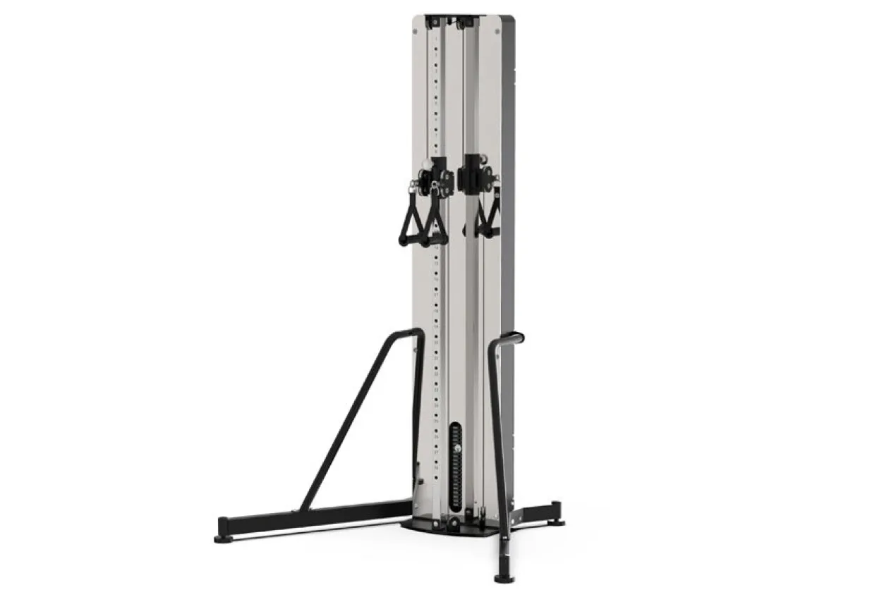 Warrior Hi / Lo Cable Pulley Functional Trainer Gym (Single Stack) (Freestanding or Wall-Mounted)