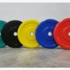 Warrior Olympic Color Bumper Plate Set (230lbs)