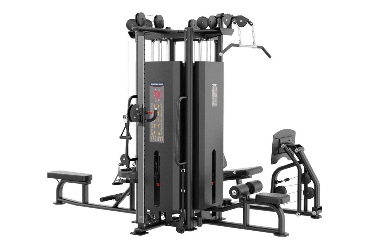 Warrior Pro Commercial Series 4-Stack Multi-Station Gym (🧨JULY 4th SALE - Extra 5%)