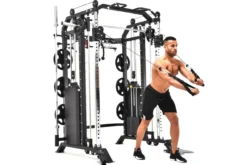 Warrior 801 Pro Power Rack Cage Functional Trainer Cable Pulley Home Gym w/ Smith Machine (🧨JULY 4th SALE)