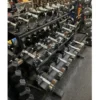Warrior Pro-Style Chrome Dumbbell Set (5-50lb)