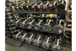 Warrior Pro-Style Chrome Dumbbell Set (5-50lb)