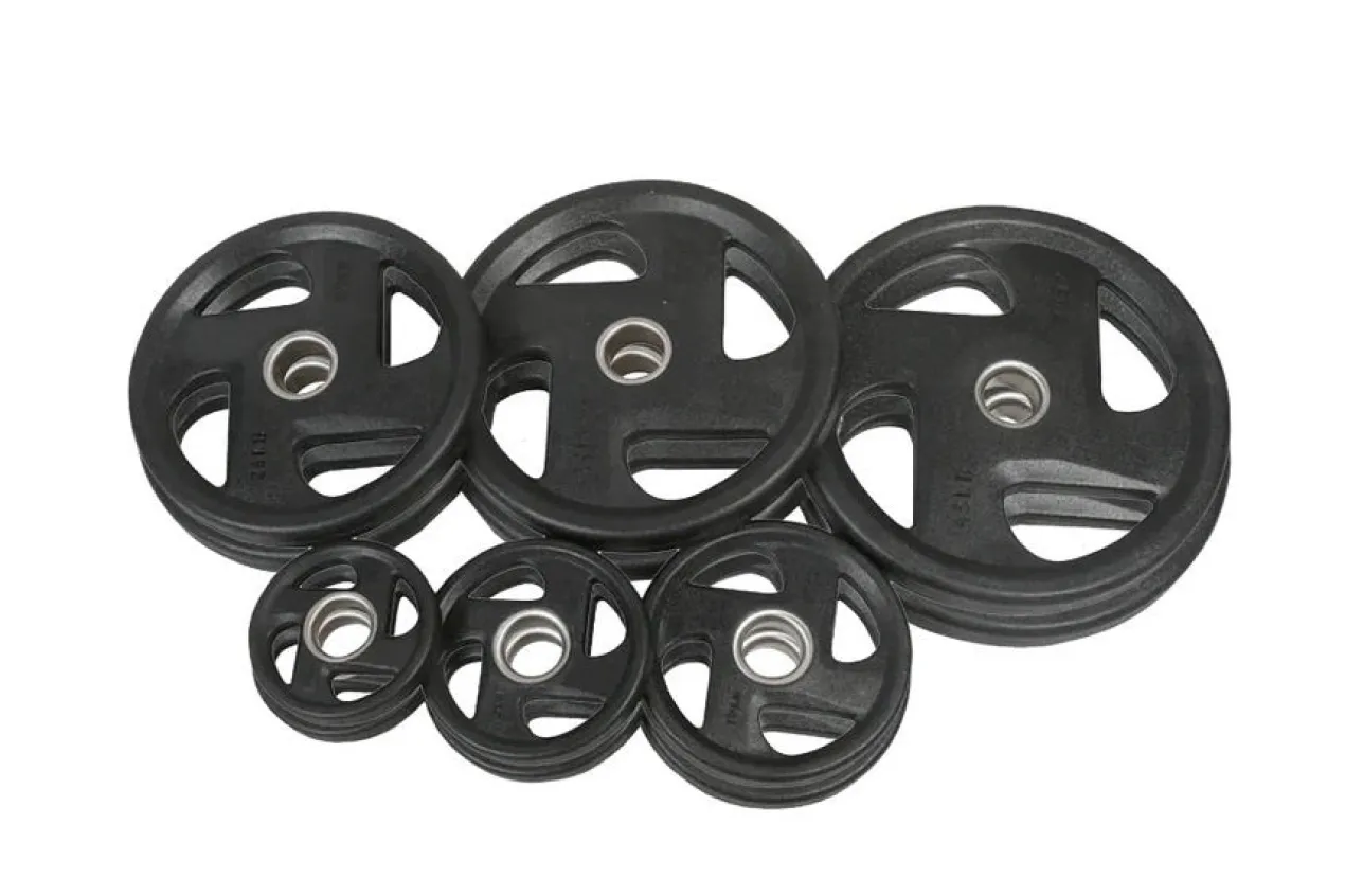 Warrior Rubber Grip Olympic Weight Plate Set (260lb)