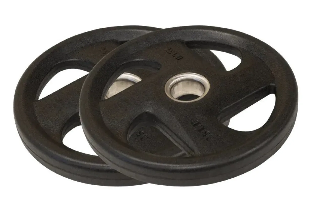 Warrior Rubber Grip Olympic Weight Plate Set (260lb)