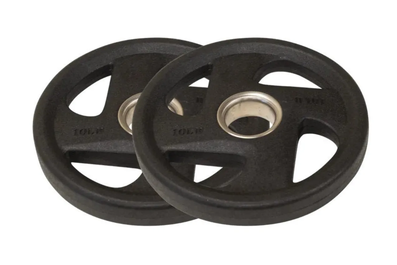 Warrior Rubber Grip Olympic Weight Plate Set (260lb)