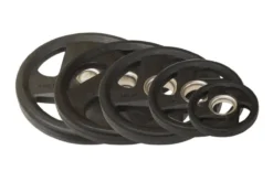 Warrior Rubber Grip Olympic Weight Plate Set (230lbs)