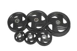 Warrior Rubber Grip Olympic Weight Plate Set (230lbs)