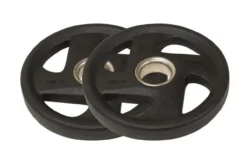 Warrior Rubber Grip Olympic Weight Plate Set (230lbs)