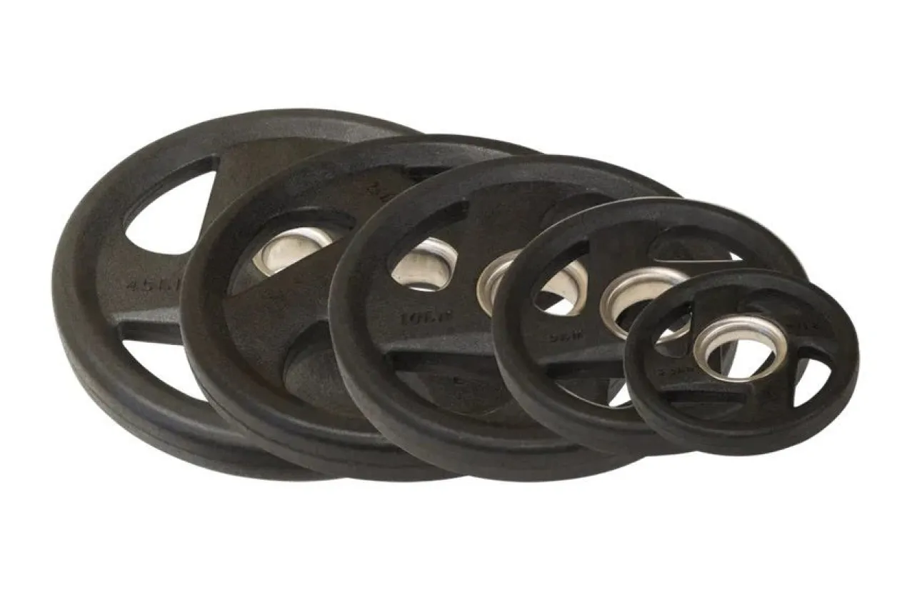 Warrior Rubber Grip Olympic Weight Plates