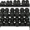 Warrior Rubber Hex Dumbbell Sets (5-50lbs & Up) (🧨JULY 4th SALE)