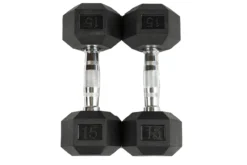 Warrior Rubber Hex Dumbbells (🧨JULY 4th SALE - $1.79/lb)