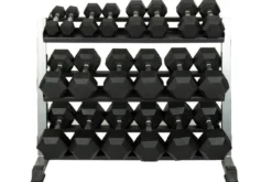 Warrior Rubber Hex Dumbbells (🧨JULY 4th SALE - $1.79/lb)