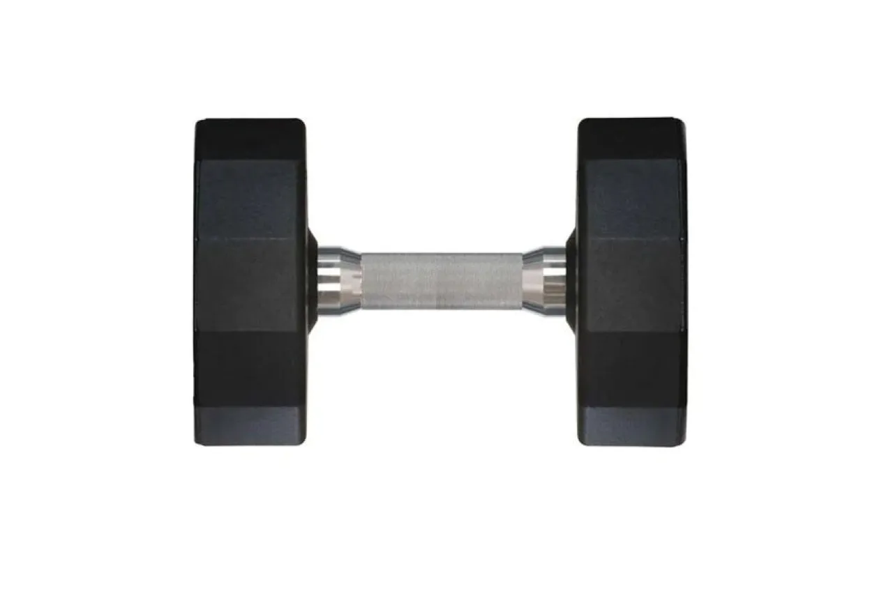 Warrior 12-Sided Urethane Dumbbell Set (5-50lb)
