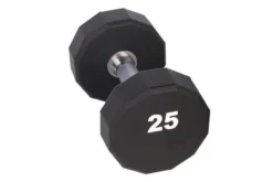 Warrior 12-Sided Urethane Dumbbell Set (5-50lb)