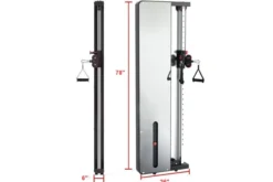 Warrior Wall Mounted Cable Pulley Home Gym System (Single Stack)