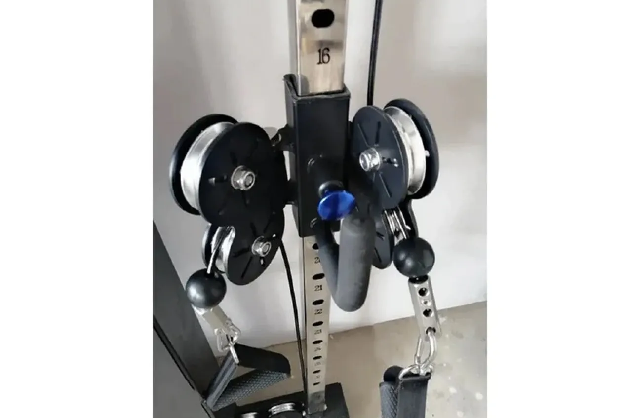 Warrior Wall Mounted Cable Pulley Home Gym System (Single Stack)