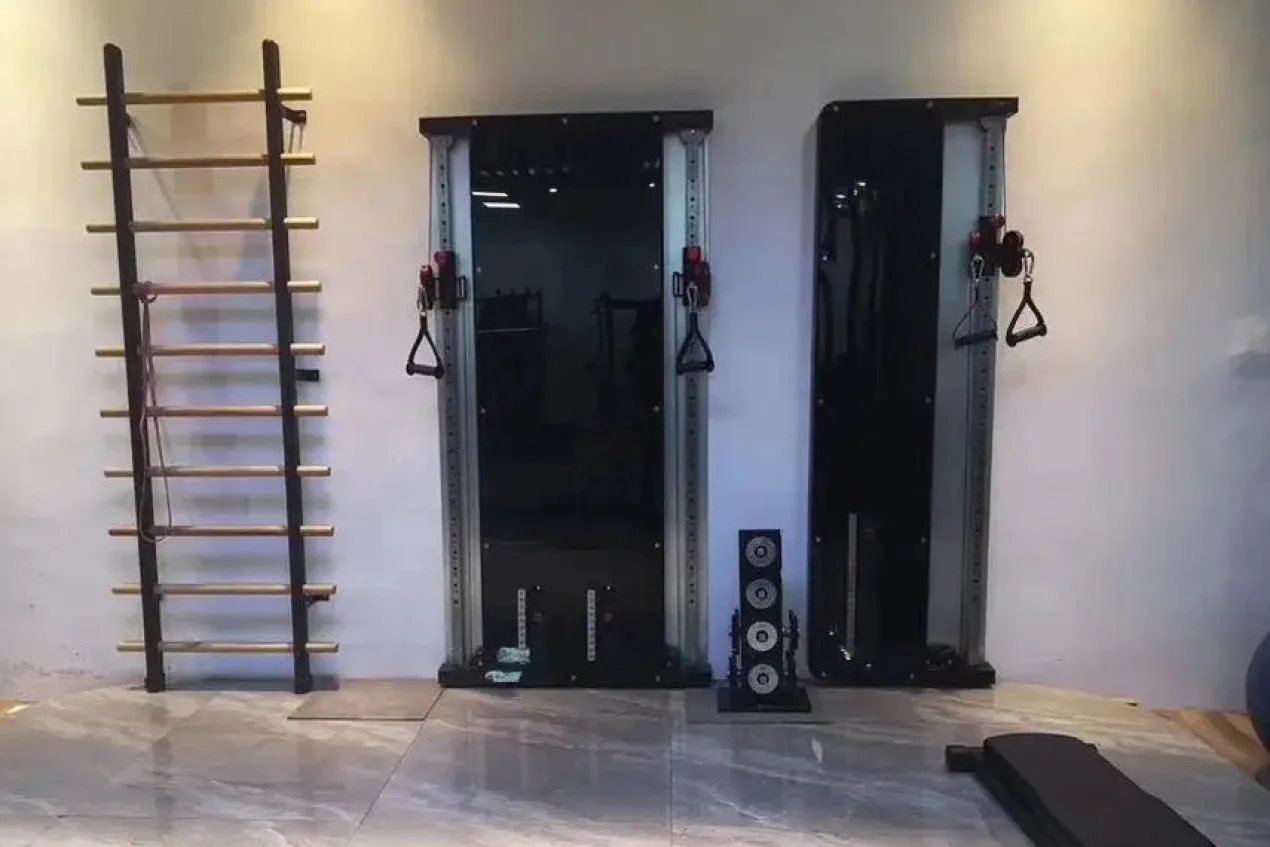 Warrior Wall Mounted Cable Pulley Home Gym System (Two Stack)