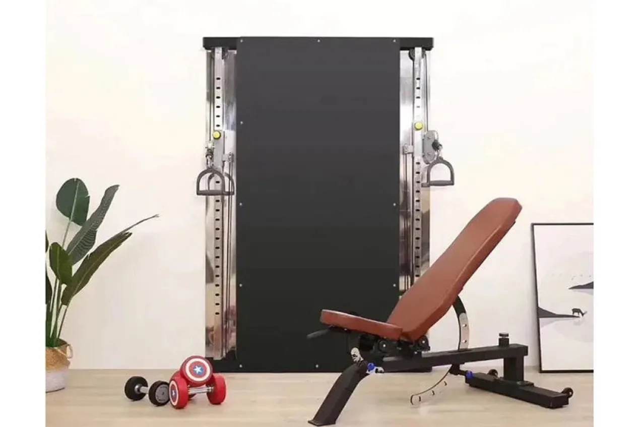 Warrior Wall Mounted Cable Pulley Home Gym System (Two Stack)